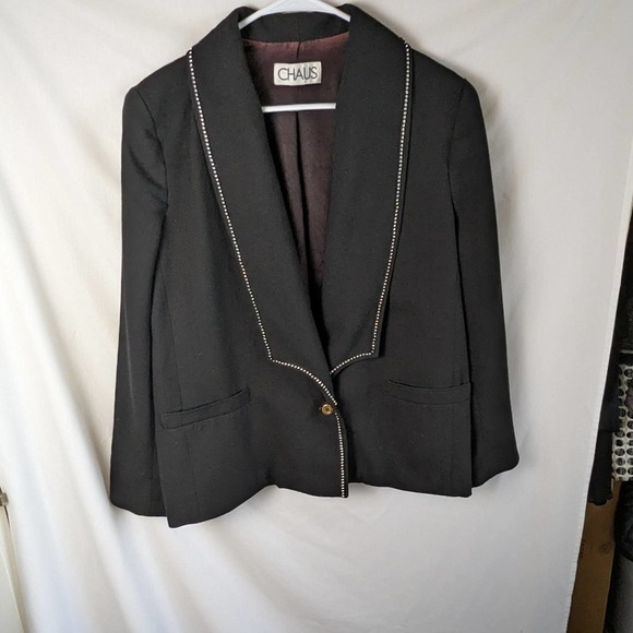 Vintage Chaus Blazer Bling No Size‎ Large - Picture 9 of 9